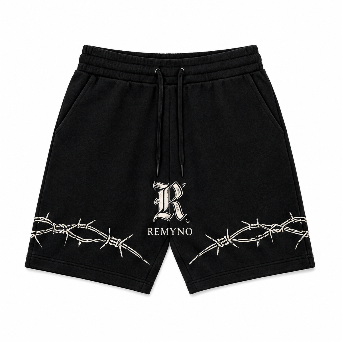 Remyno Drawstring Shorts | Black