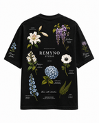 Cotton T-shirt with "REMYNO" brand logo print.