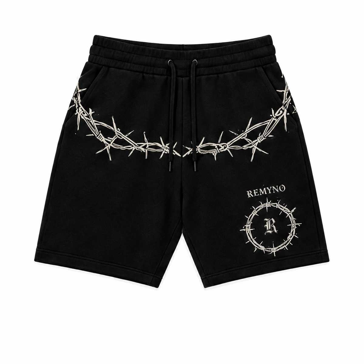 Remyno Drawstring Shorts | Black