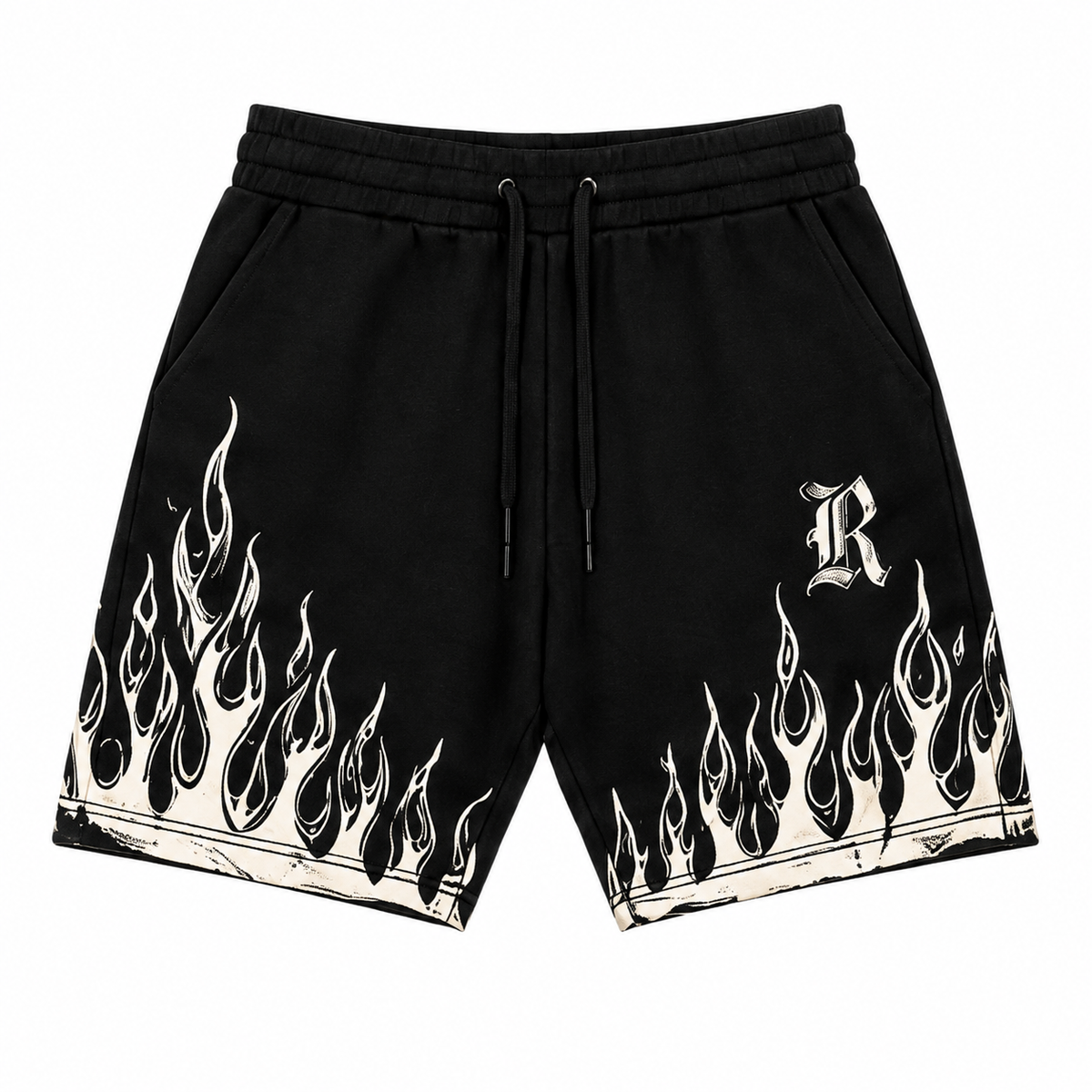 Remyno Drawstring Shorts | Black