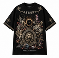 Cotton T-shirt with "REMYNO" brand logo print.