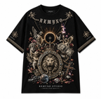 Cotton T-shirt with "REMYNO" brand logo print.