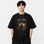 Cotton T-shirt with "REMYNO" brand logo print.