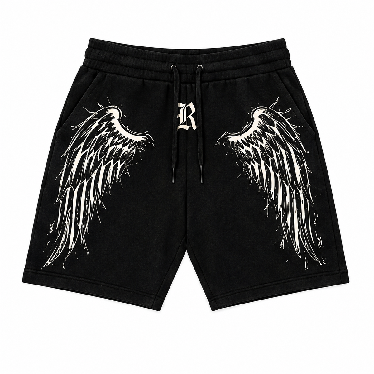 Remyno Drawstring Shorts | Black