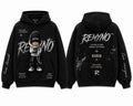 Hoodies printed with the "REMYNO" brand logo.
