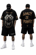 Cotton T-shirt with "REMYNO" brand logo print