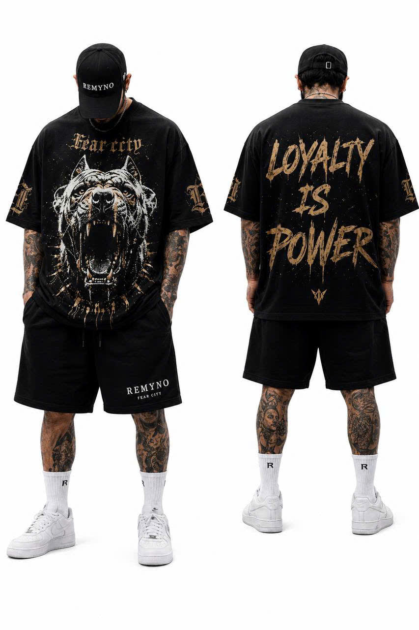 Cotton T-shirt with "REMYNO" brand logo print
